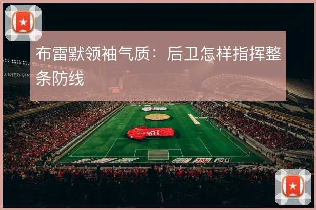 布雷默领袖气质:后卫怎样指挥整条防线